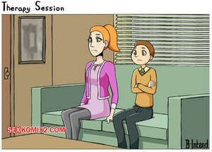 ✅️ Comic porno THERAPY Session. BIntend. cómico de sexo chico y ...
